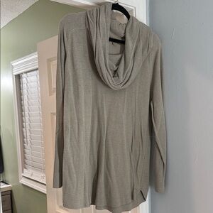 Barefoot Dreams Women's Cowl Neck Sweater - Taupe